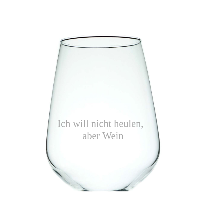 Weinglas selbst gestalten - 520ml - Weinglas mit Gravur