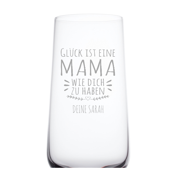 Sektglas - Glück ist eine Mama wie dich zu haben