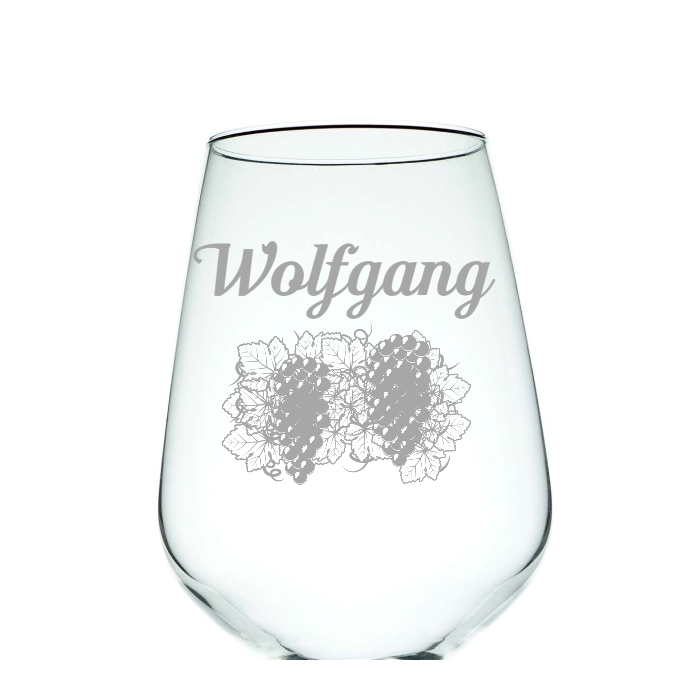 Weinglas selbst gestalten - 520ml - Weinglas mit Gravur