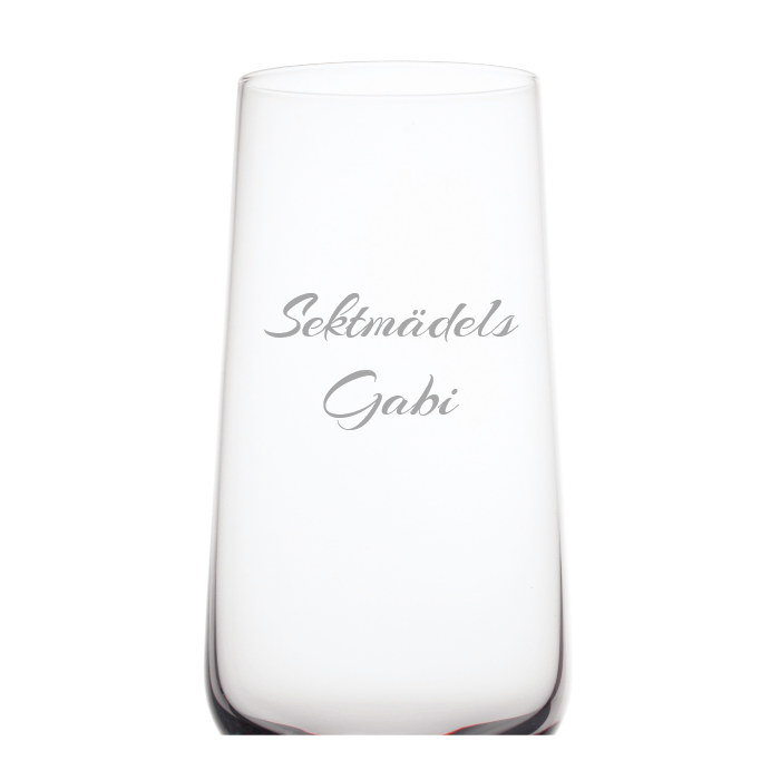 Sektglas mit Gravur selbst gestalten