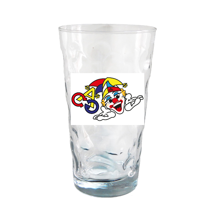 Dubbeglas mit Foto