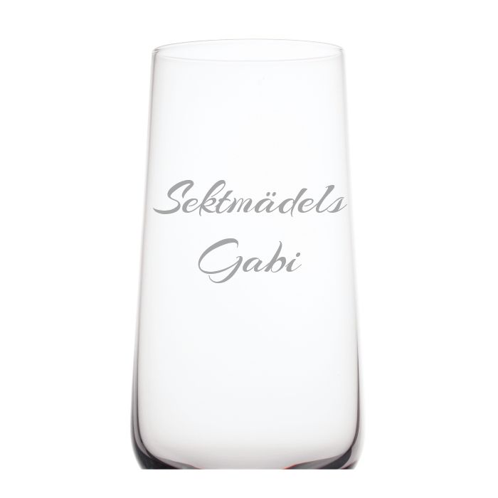 Sektglas mit Gravur selbst gestalten