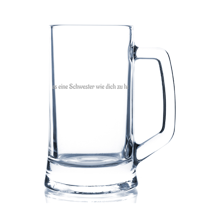Bierglas mit Gravur selbst gestalten