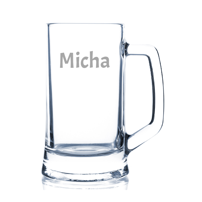 Bierglas mit Gravur selbst gestalten