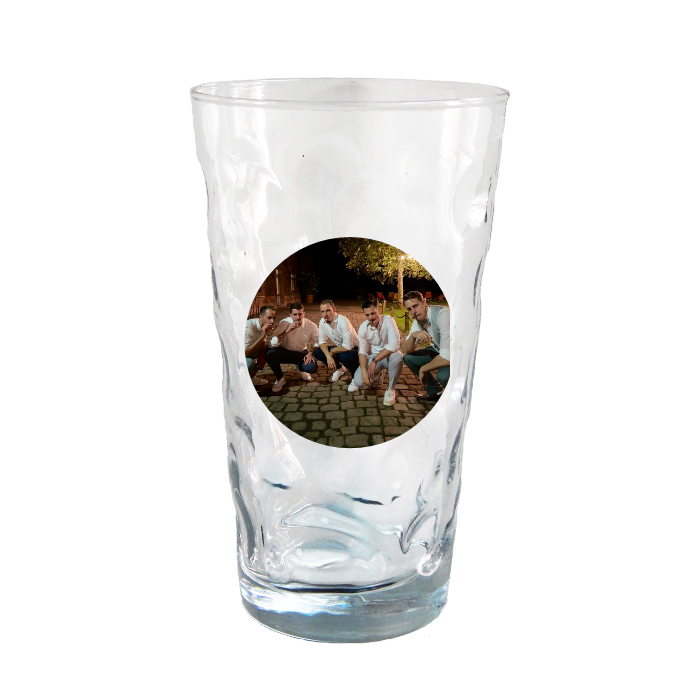 Dubbeglas mit Foto (Rund)