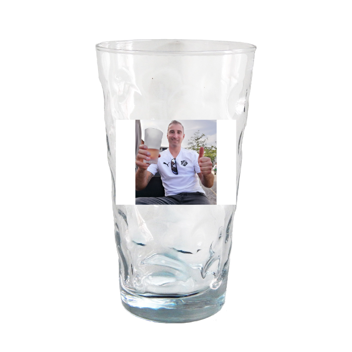 Dubbeglas mit Foto