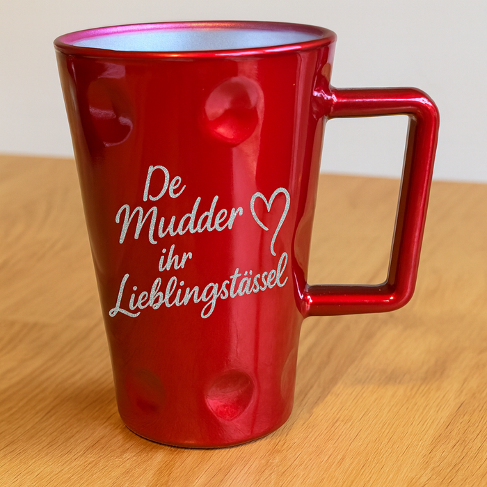 Pfälzer Tasse „De Mudder ihr Lieblingstässel“ – Geschenk für Mama