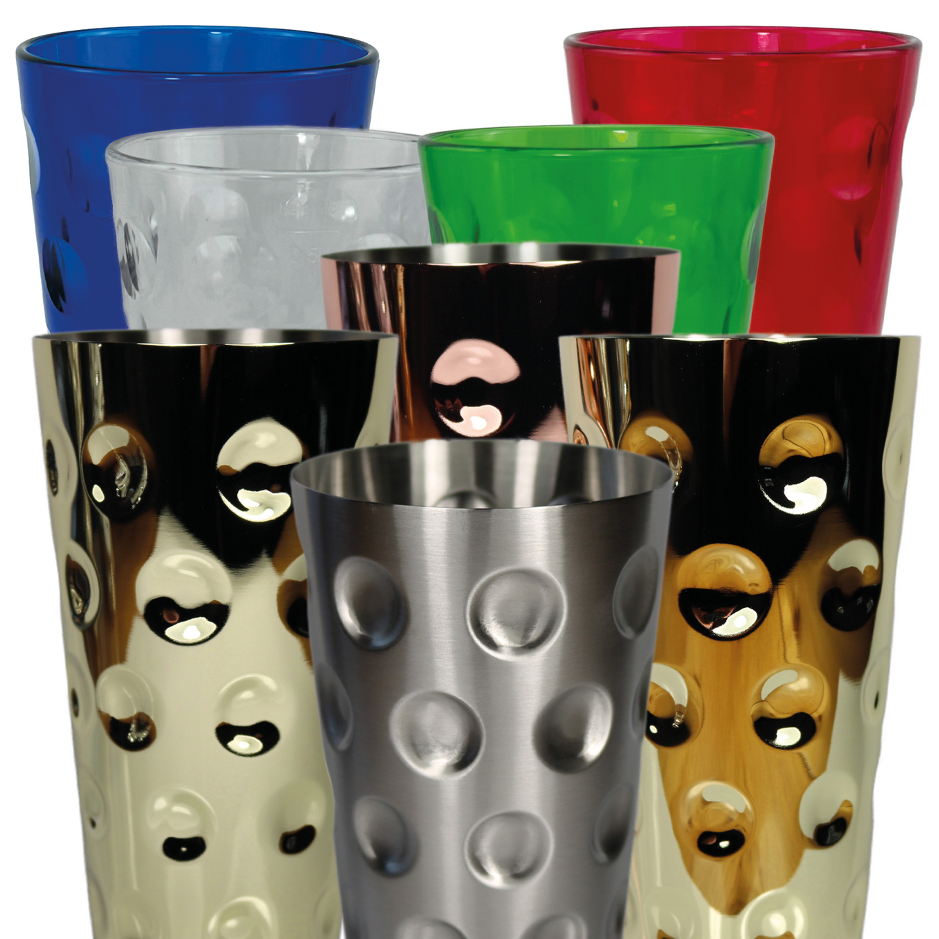Dubbebecher (Kunststoff & Metall)