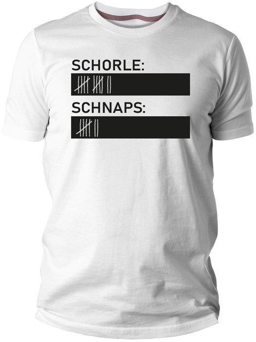 Kreideshirt zum beschriften Schorle & Schnaps