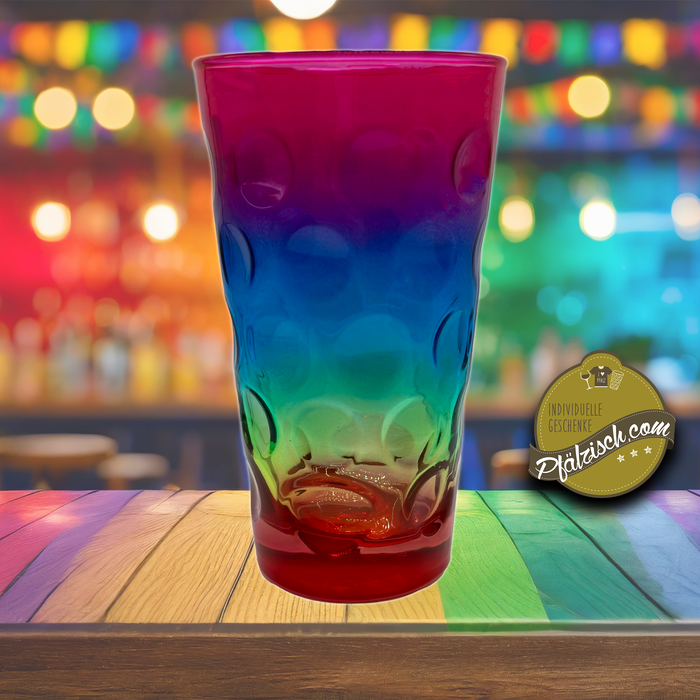 Regenbogen Dubbeglas 0,5 Liter - Special EDITION