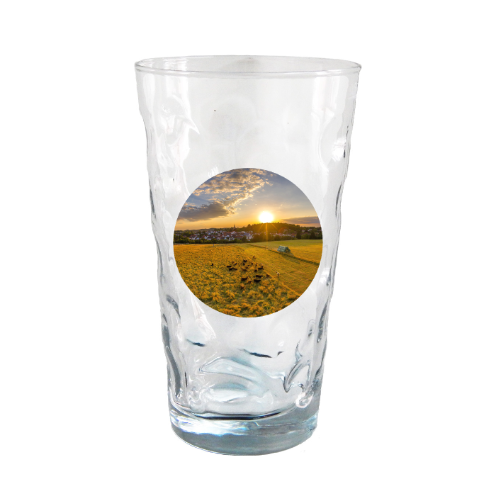 Dubbeglas mit Foto (Rund)