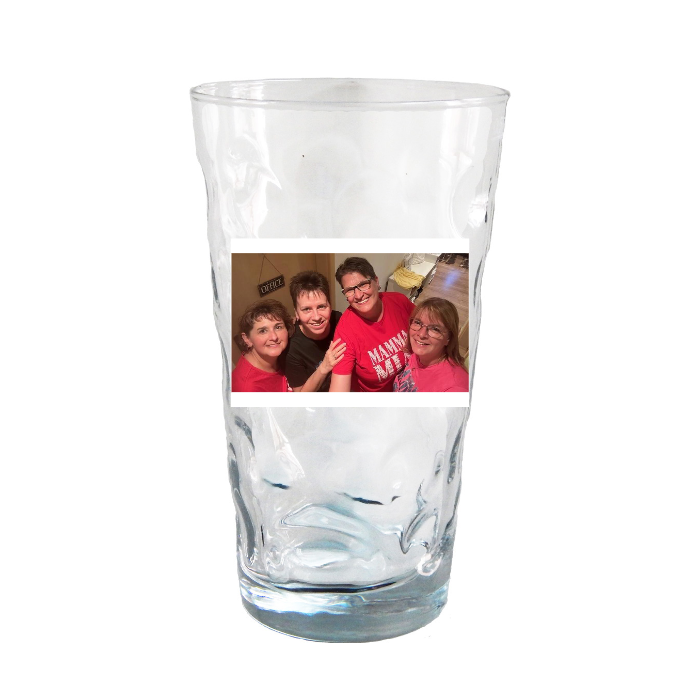 Dubbeglas mit Foto