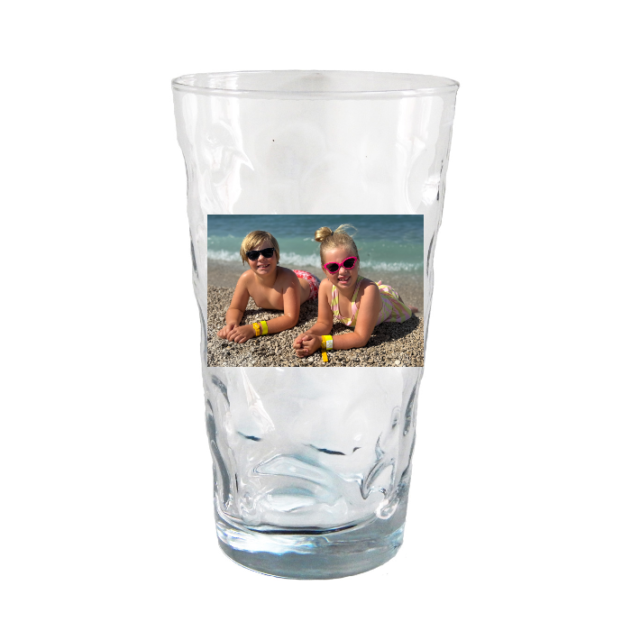 Dubbeglas mit Foto