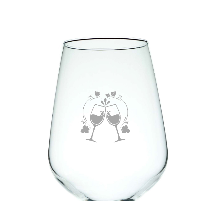 Weinglas selbst gestalten - 520ml - Weinglas mit Gravur