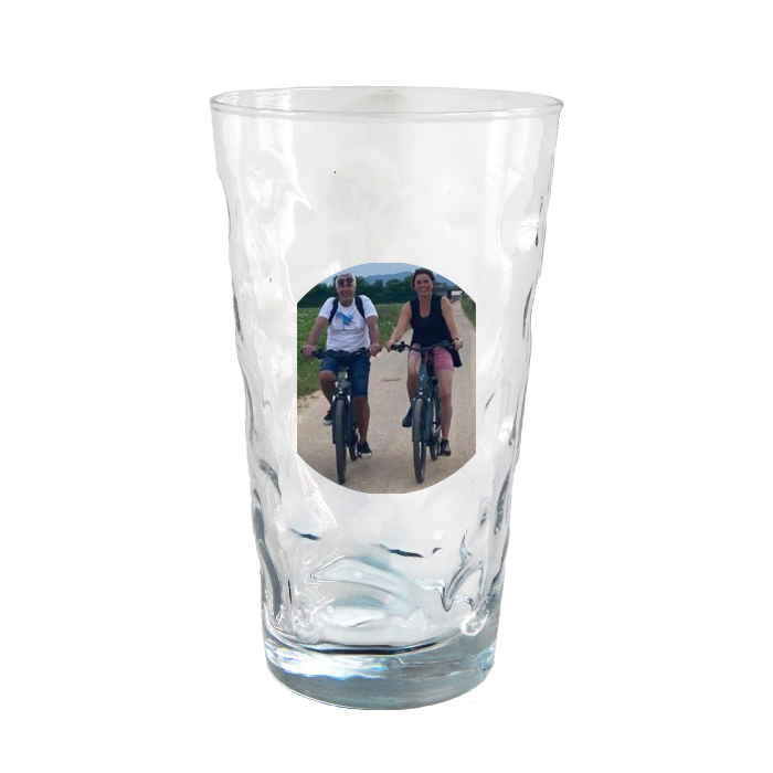 Dubbeglas mit Foto (Rund)