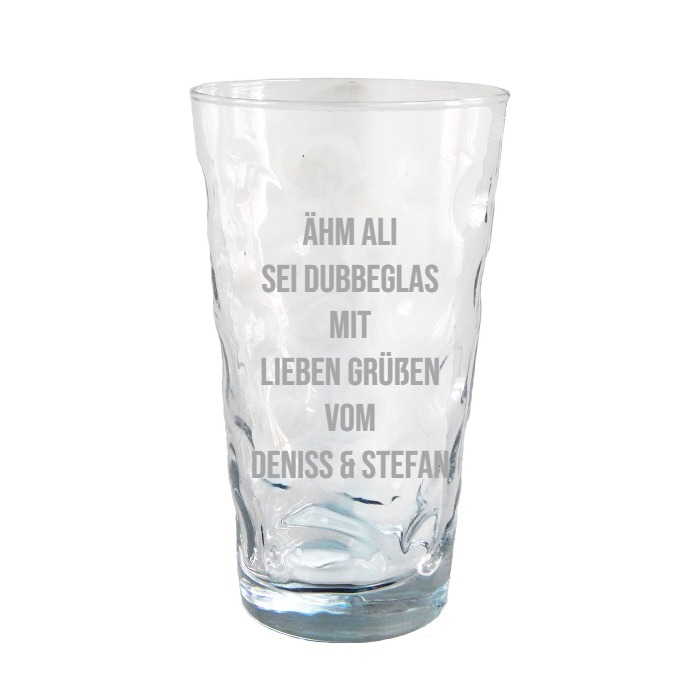 Dubbeglas selbst gestalten / Dubbeglasgenerator