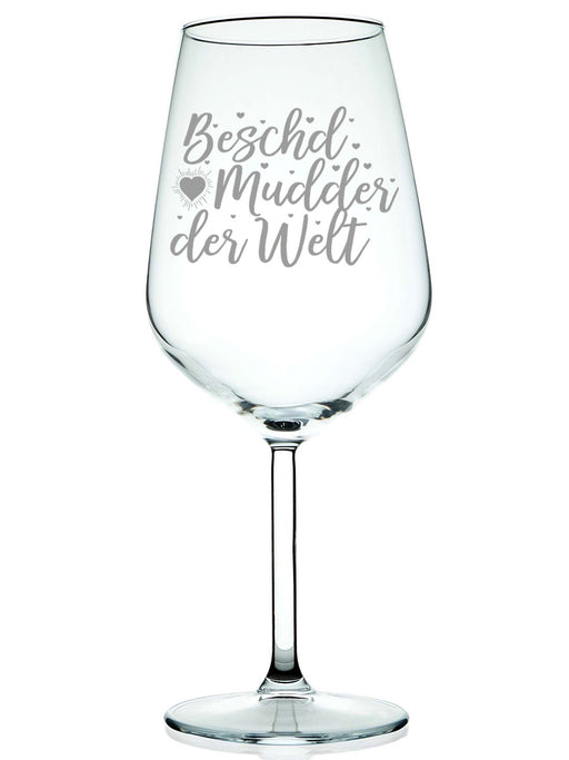 Mudder Weinglas Gravur