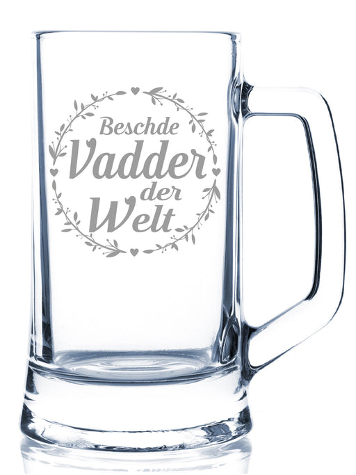 Vadder Bierglas Gravur