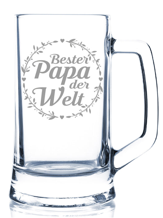 Bierglas Gravur Papa