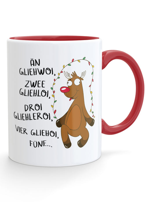 Gliehwoi Tasse mit Renntier