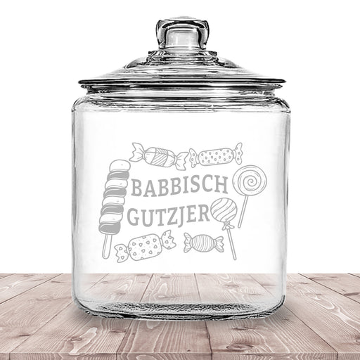 Keksglas Gutzjer Gravur