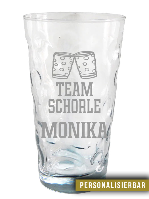 Team Schorle Dubbeglas Gravur