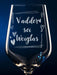Weinglas mit Gravur "Vadder sei Woiglas" - PFÄLZISCH.com