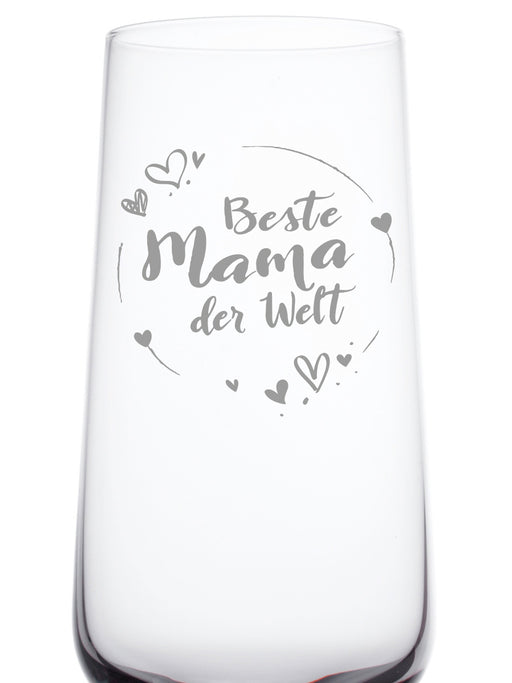 Beste Mama der Welt Sektglas graviert - PFÄLZISCH.com