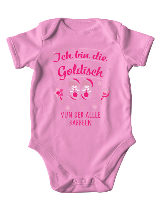 Jungen/Mädchen Baby Body - Ich bin die/der Goldisch/e