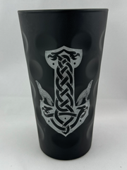 Thor Hammer Dubbeglas schwarz mit Gravur - PFÄLZISCH.com