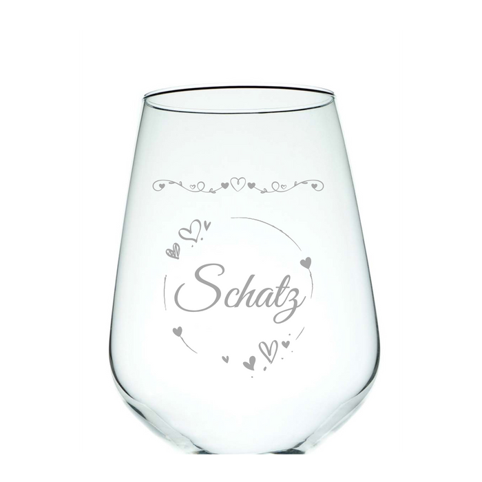 Weinglas selbst gestalten - 520ml - Weißweinglas mit Gravur