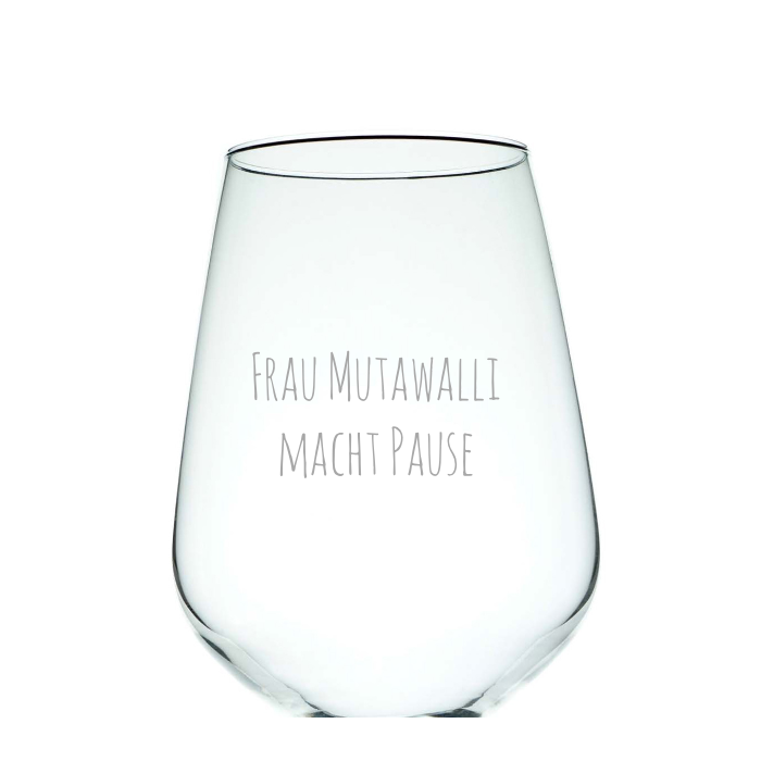 Weinglas selbst gestalten - 520ml - Weinglas mit Gravur
