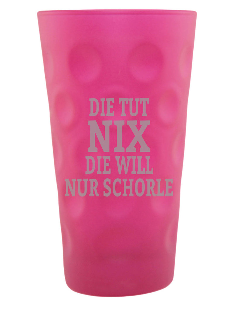 Die tut nix die will nur Schorle Dubbeglas - PFÄLZISCH.com