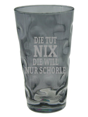 Die tut nix die will nur Schorle Dubbeglas - PFÄLZISCH.com