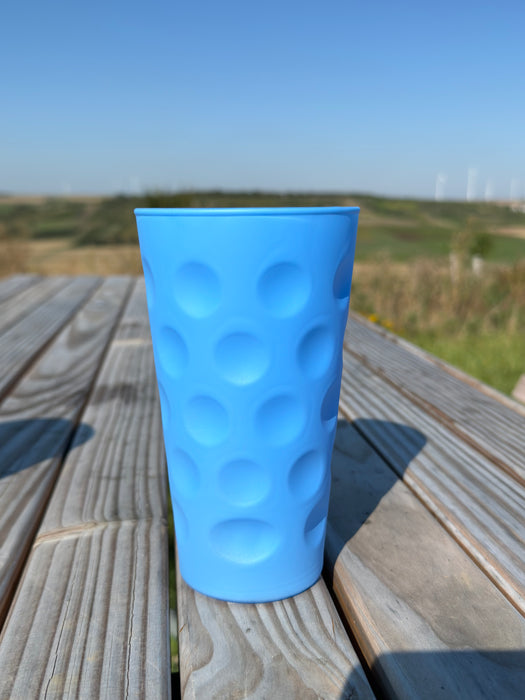 Dubbeglas Baby Blau