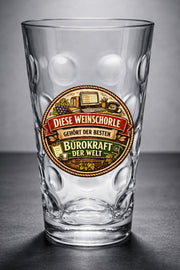 Pfälzer Bürokraft Weinschorle - Pfälzer Dubbeglas - PFÄLZISCH.com