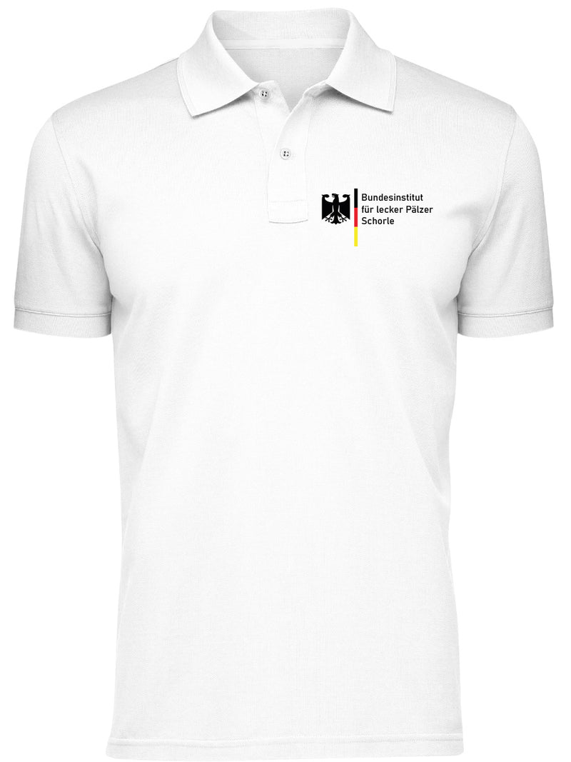 Bundesinstitut für Schorle Polohemd - Herren - PFÄLZISCH.com