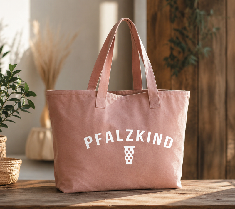 PFALZKIND OVERSIZE Shopping-Tasche mit Reißverschluss - PFÄLZISCH.com