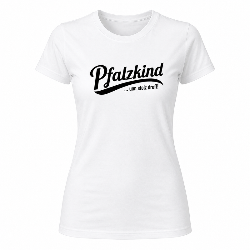 PFALZKIND unn stolz druff - Damen Shirt - PFÄLZISCH.com