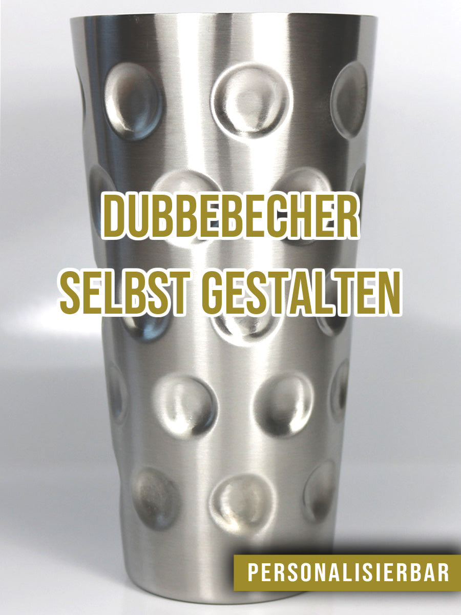 Dubbebecher (Kunststoff & Metall)