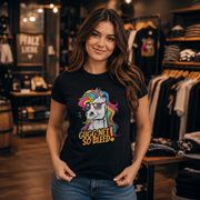 Damen PfalzShirts "GUGG NET SO BLEED" PFALZ EINHORN
