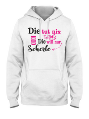 Die tut nix die will nur Schorle - Damen Kapuzenpullover - PFÄLZISCH.com