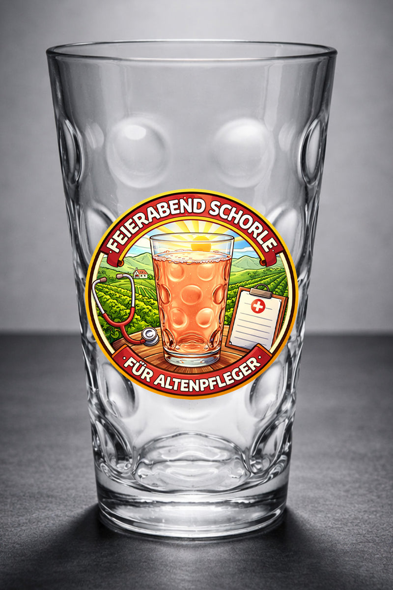Dubbeglas Altenpflege Feierabend Schorle - PFÄLZISCH.com