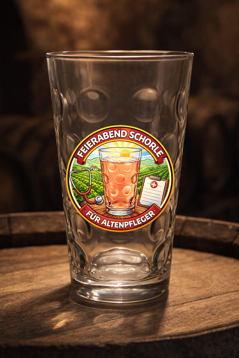 Dubbeglas Altenpflege Feierabend Schorle - PFÄLZISCH.com