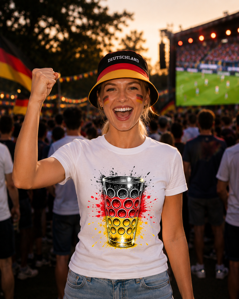 Dubbeglas Deutschland WM Damen T-Shirt - PFÄLZISCH.com
