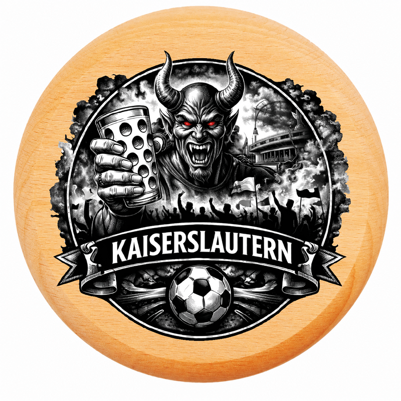 Dubbeglas Deckeler KAISERSLAITERN TEUFEL - PFÄLZISCH.com