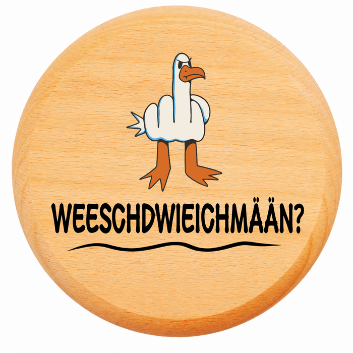 Dubbeglas Deckel WESCHDWIEICHMÄÄN