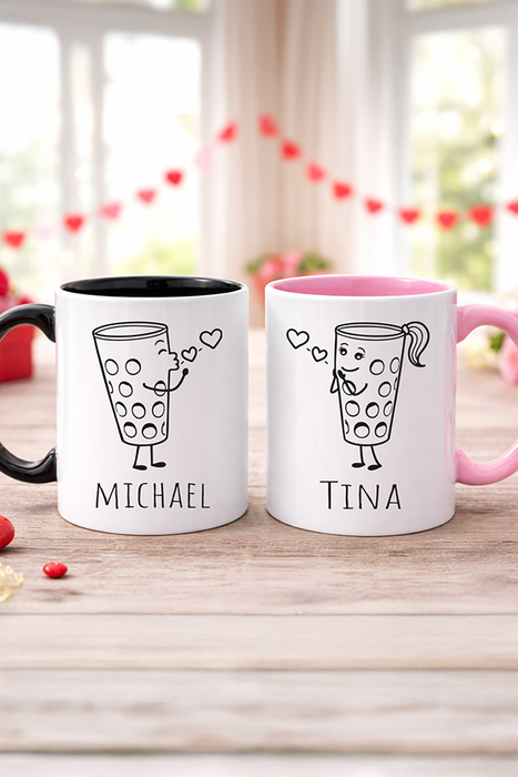 Dubbeglas Pärchentassen (1 Tasse) - PFÄLZISCH.com