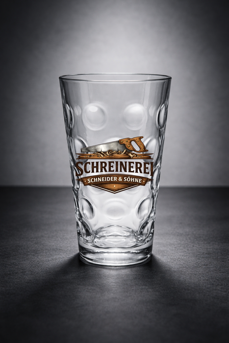 Dubbeglas mit Foto, Wappen, Firmenlogo bedruckt - PFÄLZISCH.com