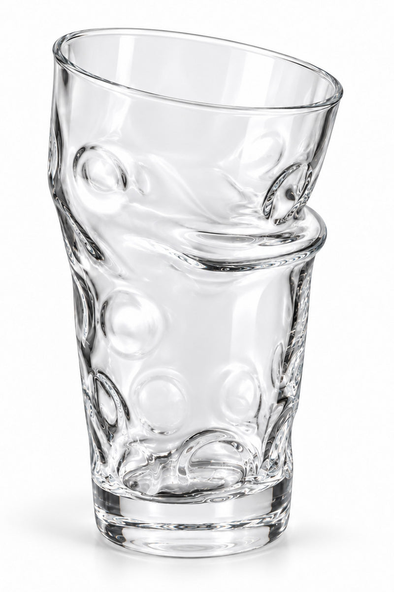 Pfälzer Dubbeglas mit einem Knick in der Mitte 